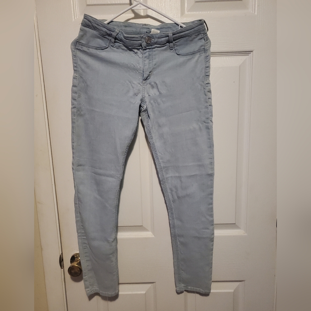 Light Blue Skinny Jegguins, Womens Size 8